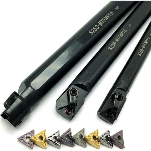 S16Q-MTFNR16 S20R-MTFNR16 S25S-MTFNR16 Internal Turning Tool Holder+Carbide inserts TNMG160404 TNMG160408 turning Cutting Tool