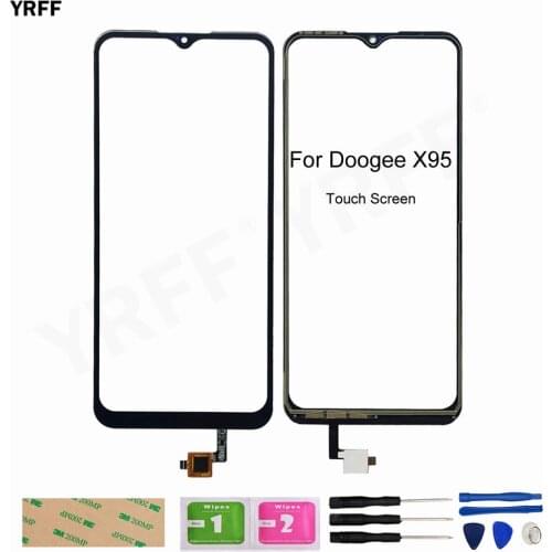 Touch Pancel Sensor 6.52'' Panel For Doogee X95 Touch Screen Digitizer Sensor Front Outer Glass Lens