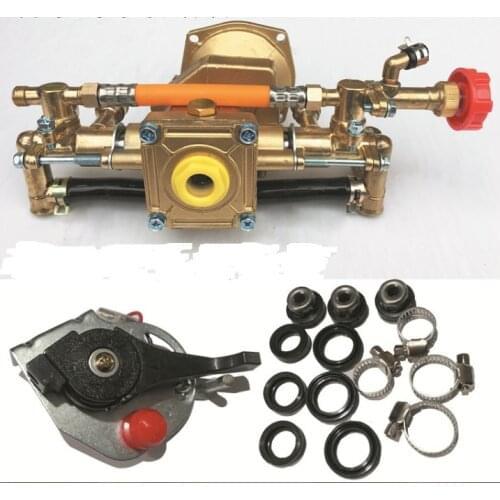 Sprayer standard brass pump body for 2/4 Stroke engine, durable spare parts,knapsack power sprayer spare parts GX35 CG430 TU26
