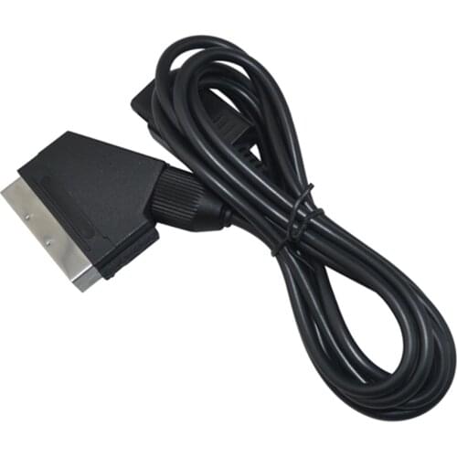 1.8m PVC RGB Scart Video AV Cable Cord Lead For PAL Super Nintendo N64 SNES(NOT FIT NTSC)
