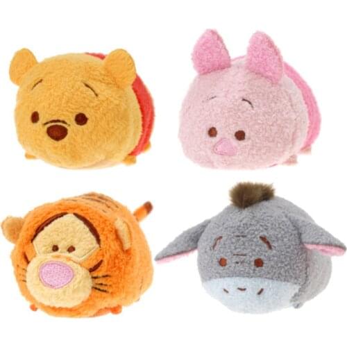 10Types Disney Tsum Tsum Winnie the Pooh Plush Toys Dolls Pooh Piglet Eeyore Tiger Animal Tsum Stuffed Plush Toys Gifts for Kids