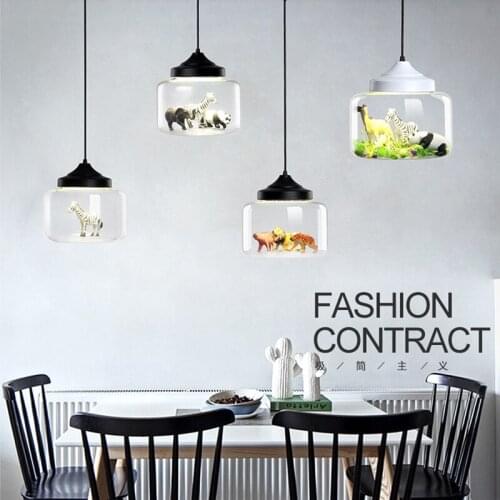 2018 New Modern Black white restautant Pendant Lights Industrial Lamp