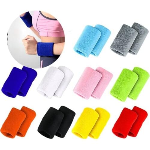 2020 1PCS Sport Wristband Brace Wrap Bandage Gym Strap Running Sport Safety Wrist Support Padel Pulseira Badminton Wrist Band