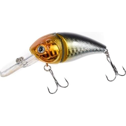 8.5cm 14.5g Black Minnow Wobblers Pike Fishing Lure Artificial Bait Hard Swimbait Mini Crankbaits Fsihing Tackle Lures