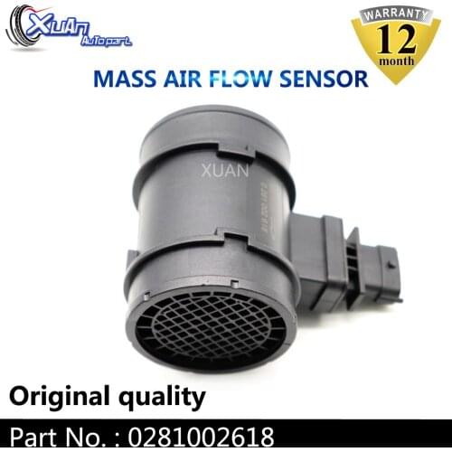 XUAN MAF MASS AIR FLOW METER SENSOR 0281002618 For Saab 9-3 9-5 Suzuki Lancia Alfa Romeo Chevrolet Fiat Vauxhall Opel Astra