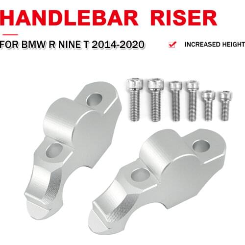 For BMW R Nine T R9T RNINET Pure 2014-2020 Motorcycle Aluminum Handlebar Extension Riser Adapter Mount Lifting Clamp Handle Bar