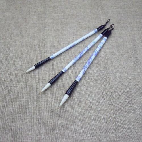 1pc Medium Chinese Drawing Calligraphy Pen Artist Water Color Painting Soft Hair Writing Brush School Office Supplies Stationary