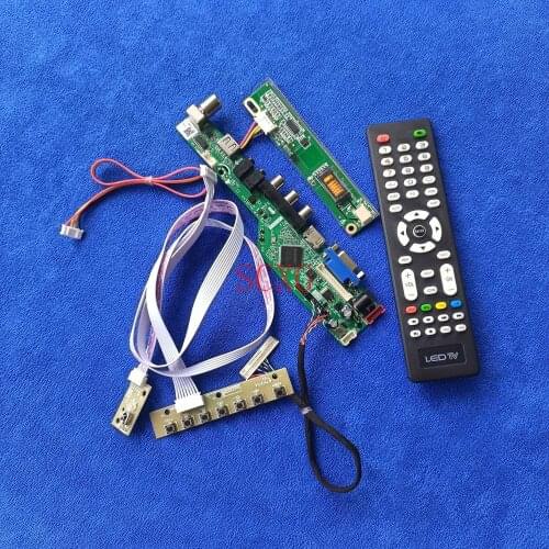 Kit USB VGA AV HDMI-compatible Fit LQ160E1LW02/LQ160E1LW04 30-Pin LVDS 1280*1024 1CCFL Signal Analog LCD matrix controller board