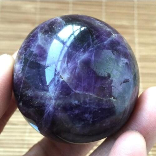 Natural Beautiful Fantasy Amethyst Quartz Crystal Sphere Ball