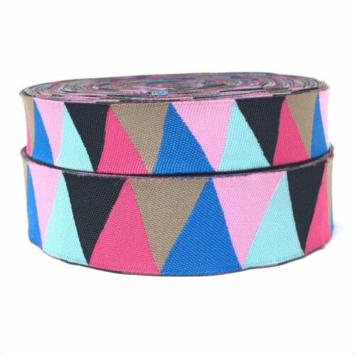 NEW wholesale 7/8" 22mm 10yards/sets 100% Polyester Geometry Woven Jacquard Ribbon lace/Wave ribbon KT2015060203