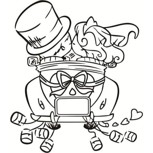 Driving boys and girls Transparent Clear Stamps Silicone Seals for DIY scrapbooking photo album Card Making