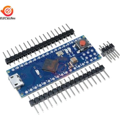 Micro ATmega32U4 5V 16MHz Replace Pro Mini Expansion Board Module For Arduino Micro USB ICSP With 2 Row Digital Pin For leonardo