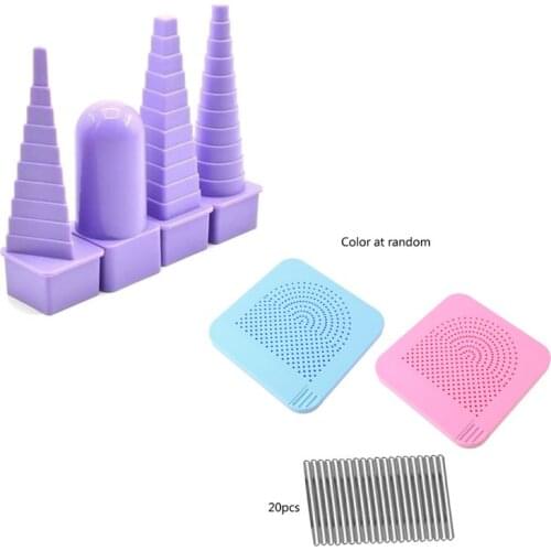 3 Shapes Handmade Wire Quick Round Square Triangle Spiral Maker Roller Quilling Modeling Tools Jewelry Making Tools 97QE