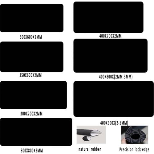 Rantopad XXL Gaming Mouse Pad Oversized Mouse Pad Black Precision Lock Precision Woven Surface Keyboard Mat Player Speed Control