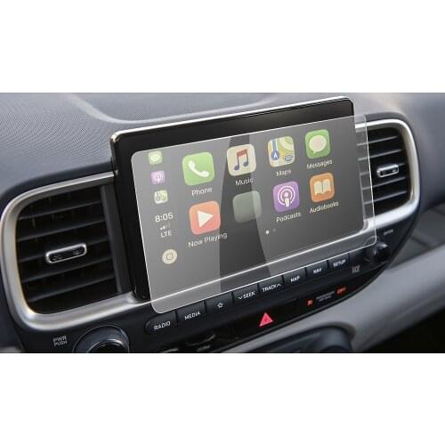 RUIYA For Venue 2020 Car Navigation Touch Center Screen Protector Auto Interior Accessories Tempered Glass Film 208*126MM