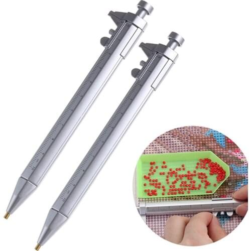 Vernier Caliper Crystal Point Drill Pen For 5D Diamond Painting Tool DIY Diamond Embroidery Cross stitch Rhinestone picking tool