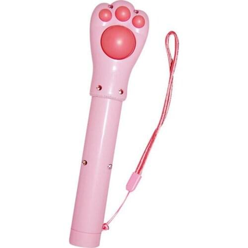 Lovely cat claw massager novel meat ball electric vibrator creative flashlight multi-functional mini massage lamented