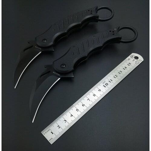 Tactical Karambit Folding Knife Hunting Camping Knives Survival Claw G10 Handle Stainless Steel Blade Professional Karambits EDC