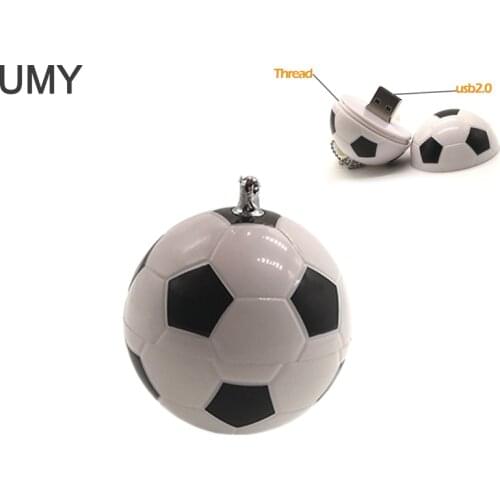 USB flash drive Newest design football pen drive 4GB 8GB 16GB 32GB 64GB real capacity memory stick u disk mini computer pendrive