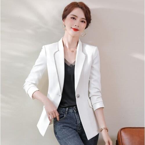 Formal OL Styles Long Sleeve Blazers Jackets Coat for Women Business Work Wear Autumn Winter Ladies Outwear Blaser Tops Clothes