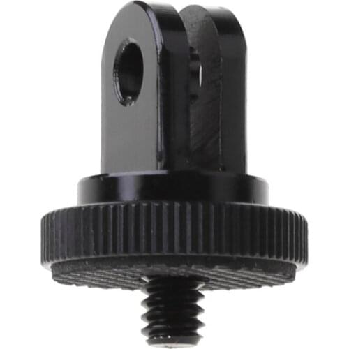 Aluminum Alloy 1/4 Inch Mini Tripod Adapter Mount for gopro Hero 7 5 6 Session Sjcam Sj4000 Yi 4K Eken H9 Camera R9UA