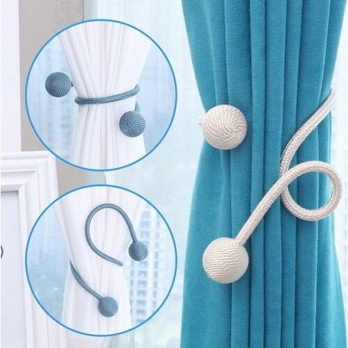 1piece Home Textile Creative Simplicity Curtain Strap Accessories Magnet Curtains Bandages Buckle Magnetic curtain tie backs 30