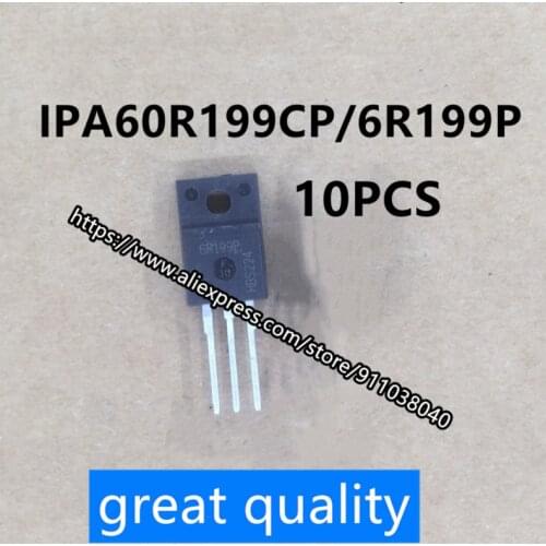 10pcs/lot brand new original IPA60R199CP TO-220F 6R199P 650V16A plastic package