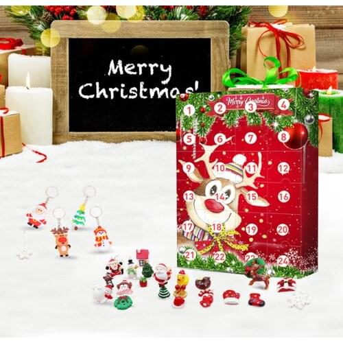 2021 Christmas Advent Countdown Calendar Ornaments 24 Days Mystery Pendant For Christmas Navidad Kids Gifts