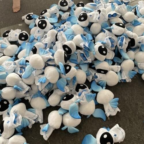 25cm Game Genshin Impact Barbatos Venti Spirit Cosplay Cartoon Soft Plush Toys Doll Figure Gifts Kids Prop 1 pcs