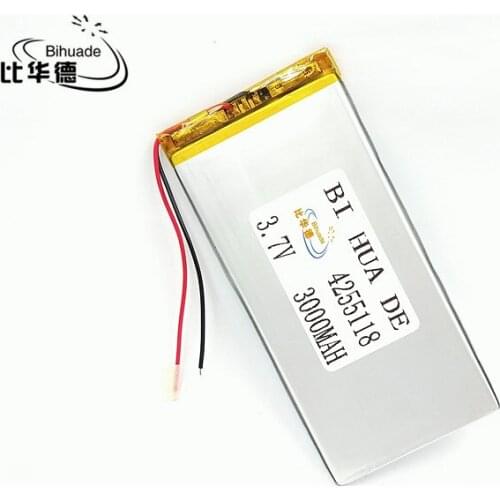 3.7V,3000mAH,4255118 PLIB ( polymer lithium ion battery ) Li-ion battery for tablet pc,GPS,mp3,mp4,cell phone,speake