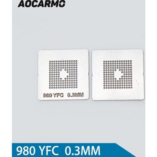 Aocarmo 980YFC LM4FS1AH 5BBCIG 5BBC1G LM4FS1AH5BBCIGR LM4FS1AH5BBCIG Template SMC Stencil Plant Tin 0.3MM