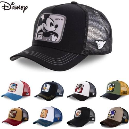 New Brand Disney Minnie Mickey Snapback Cotton Baseball Cap Men Women Hip Hop Dad Mesh Hat Trucker Hat Dropshipping