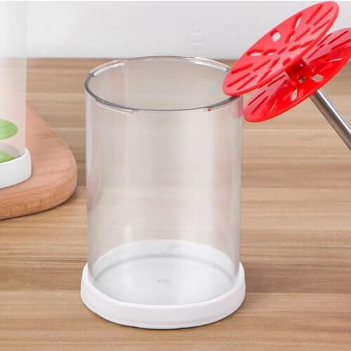 Household Baking Manual Milk Frother For Coffee ABS Hand Pump Tools Kitchen DIY Plastic Froth Cup Beat Egg Froth Cup Baking Set