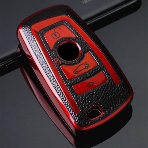 Smart Car Key Case Shell for BMW G30 X1 X3 X4 X5 F07 F11 F15 F20 F25 F30 F31 F48 E90 E36 Auto Accessories Key Cover Protection