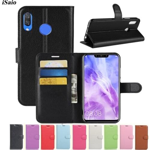 For Huawei P Smart Plus 6.3 Luxury Wallet Case Flip Leather Cover for Huawei PSmart Plus Hoesje Huawey P Smart Plus Phone Case