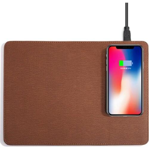 Wireless Charging Mouse Pad, Qi 10W 2 in 1 Mat, Large Soft Gaming Mouse Mat with Triple Protection Wireless Phone Charger for Samsung Galaxy S9 S8 S7 and 7.5W for iPhone Xs Max/XR/X/XS/8/8 Plus