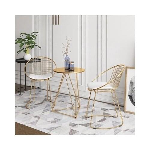 Nordic creative marble round small coffee table simple sofa side bedside table corner tea table easy assembly living room table