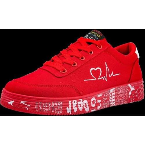 2021 Summer Fashion Men Women Vulcanized Shoes Ladies Lace-up Casual Sneakers Breathable Lover Canvas Shoes Graffiti Flat Shoes