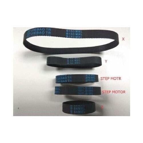 Best Full Belt X,Y,Z motor belt For V8X6 Key Cutting Machine For V8 Automatic key machine parts locksmith tools