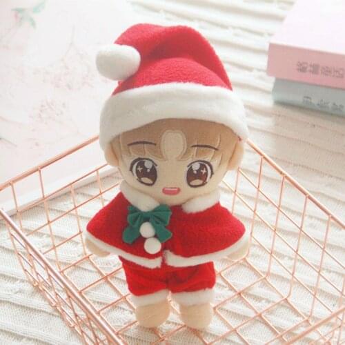 [MYKPOP]KPOP Dolls Chrismas Clothes 5pcs Set for 20cm doll (Without Doll) KPOP Fans Collection SC20072216