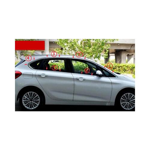 12 PCS Window Mouldings Without Pilar For BMW 2 Series Active Tourer F45 15-18