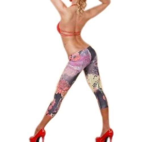 Sexy Leggings New 2018 Best Selling Colorful Tattoo Design Legging Pants 3S8238 Free Shipping Printed Leggings