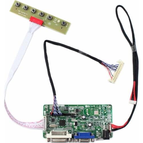 DVI VGA LCD Controller Board Work for 10.4inch G104X1-L04 / G104X1-L03 1024x768 LCD Screen