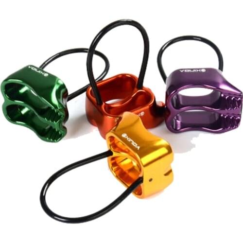 Portable Durable ATC Device Professional Rappel Aluminum Descender Outdoor Camping Hiking & Rock Climb Equipment Survival Device