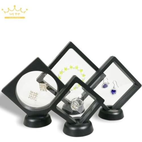 Transparent Acrylic Suspended Jewelry Display Stand Holder Rack for Necklace Pendant Earrings Ring Bracelet Watch Gemstone Case