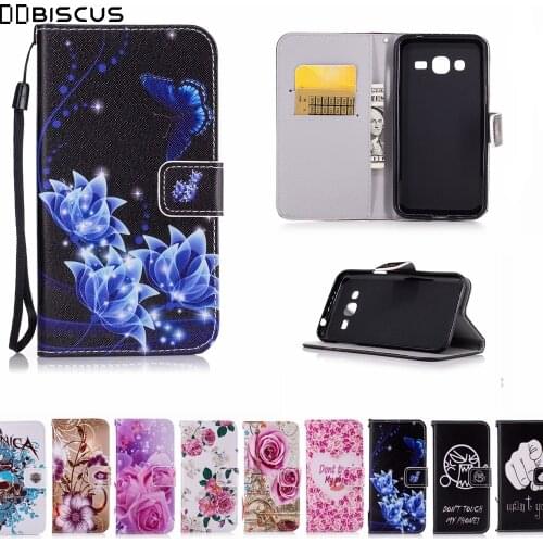 Luxury Leather Flip Wallet Soft Case For Samsung Galaxy J3 2016 J 3 Cover SM J320 J300 J300F J300H J320F J320H DS J320F/DS Cases