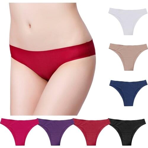 Sexy G-string Briefs Panties Seamless Thongs Lingerie Underwear Low Waist Intimates Underwear Underpant Tanga Women Underwear