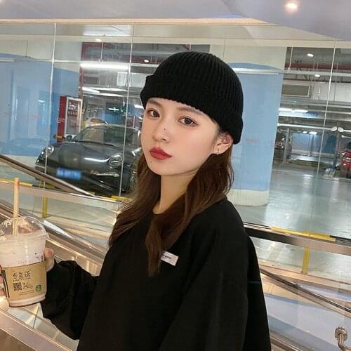 Hot Selling Hats For Women Spring Autumn Hat Knitting Soft Multicolor Windproof Unisex Men Cap Female Cover Head Cap Beanie Hats