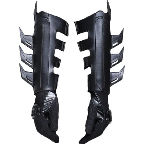 Movie Dark Knight Bat Superhero Bruce Wayne Cosplay Cool Glove And Wristband Halloween Carnival Costume Accessories