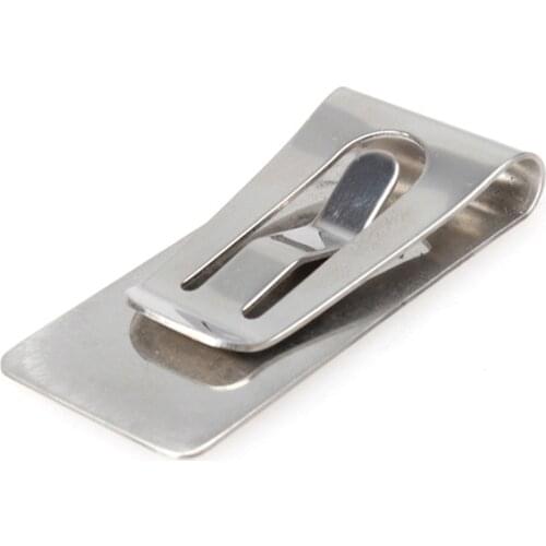 Slim Money Wallet Clip Clamp Card Stainless Steel Credit Business Card Holder AC889